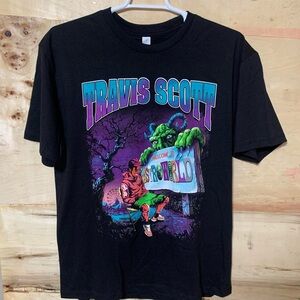 Travis Scott "Welcome to Astroworld" Goosebumps Graphic Rap Tee T-Shirt